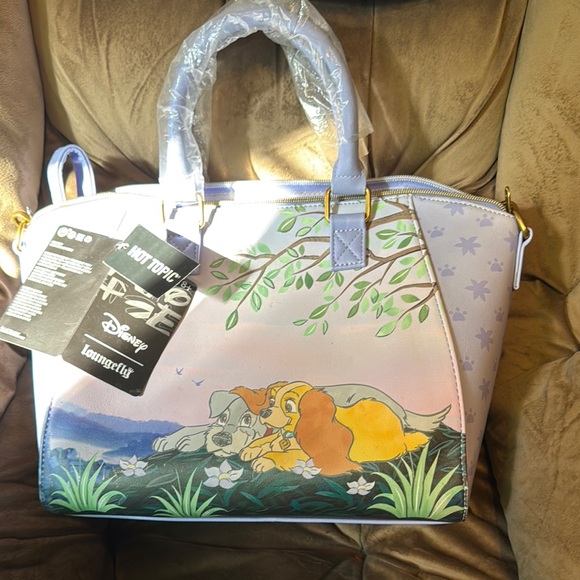 Loungefly Lady and the Tramp Pastel Handbag - Picture 2 of 7